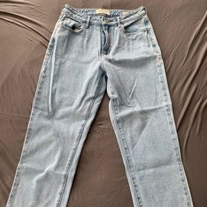 Straight leg mom jeans